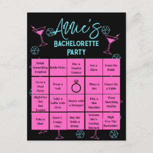 Bachelorette Party Bingo Las Vegas エンクロージャーカード