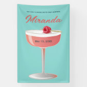 Bachelorette Party Cocktail Welcome Banner 横断幕 (縦)