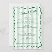 Bachelorette Party Itinerary Bach Weekend Casino 招待状 (裏面)