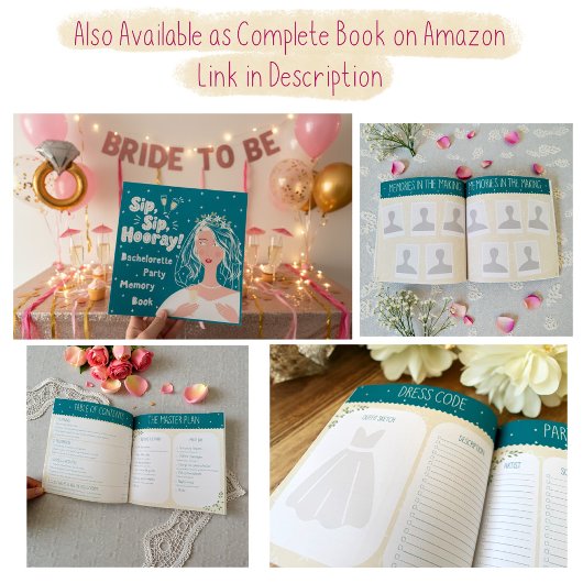 Bachelorette Party Memory Book | Spiral Notebook ノートブック