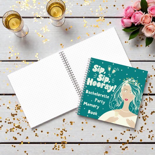 Bachelorette Party Memory Book | Spiral Notebook ノートブック