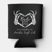 Bachelorette Party Skeleton Heart Bride or Die 缶クーラー (正面)