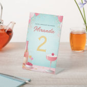 Bachelorette Party Table Number Sign 台座サイン (インサイチュ)