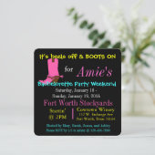 BACHELORETTE PARTY WEEKEND INVITE 招待状 (スタンド正面)