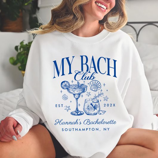 Bachelorette Retro Modern Minimalist Bridesmaid スウェットシャツ