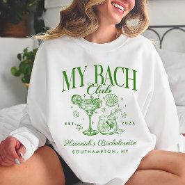Bachelorette Retro Modern Minimalist Bridesmaid スウェットシャツ