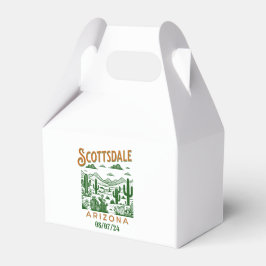 bachelorette scottsdale retro desert custom date フェイバーボックス