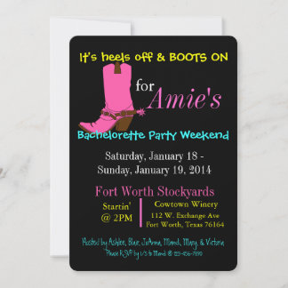 BACHELORETTE WEEKEND INVITE DIGITAL DOWNLOAD 招待状