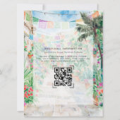 Bachelorette Weekend Itinerary | Tropical Mexico 招待状 (裏面)