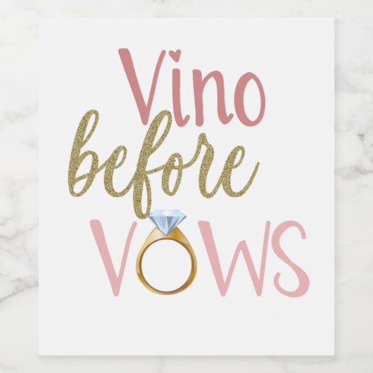 BACHELORETTE, WINE, LAST FLING ワインラベル (シングルラベル)