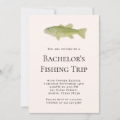 Bachelor's Fishing Trip Party 招待状 (正面)
