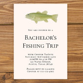 Bachelor's Fishing Trip Party 招待状