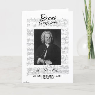 BachGreetingsカード カード