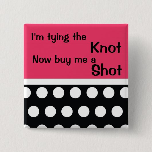 BachloretteかわいいPin 缶バッジ (正面)