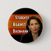 Bachmannのキャンペーンボタンに対する学生 缶バッジ (正面)