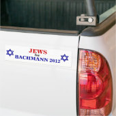 Bachmannの2012年のステッカーのためのユダヤ人 バンパーステッカー (トラック上)