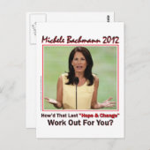 Bachmann 2012 – 希望と変化の仕事 ポストカード (正面/裏面)