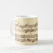 Bach's Invention コーヒーマグカップ (正面左)