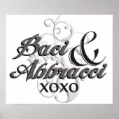 Baci & Abbracci – ハグ&キス- XOXO ポスター (正面)