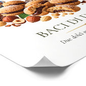 Baci di Dama – Vintage Italian Dessert ポスター (角)