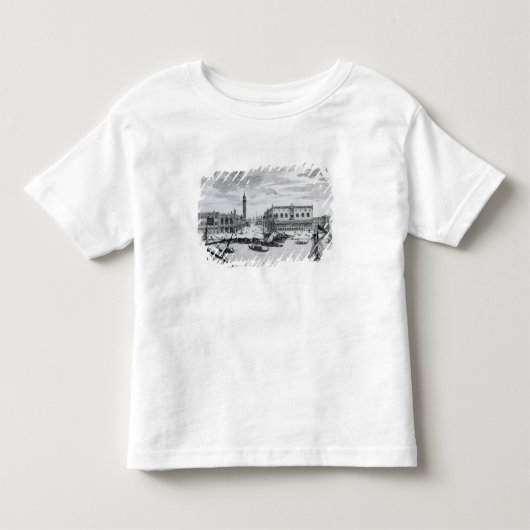 Bacinoからの広場サンMarco、ベニスの眺め トドラーTシャツ (正面)