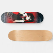 Back color anime girl skateboard スケートボード (横)