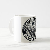 Back day mug コーヒーマグカップ (正面左)