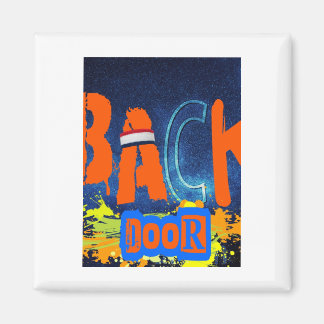 “back Door Chemistry”デザインシフォントップス マグネット