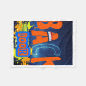 “back Door Chemistry” Design Chiffon Top フリースブランケット (正面(横))