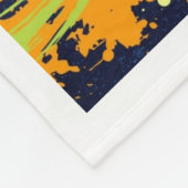 “back Door Chemistry” Design Chiffon Top フリースブランケット (角)