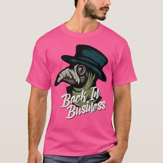 Back In Business 2020 – ペスト医師 Tシャツ (正面)