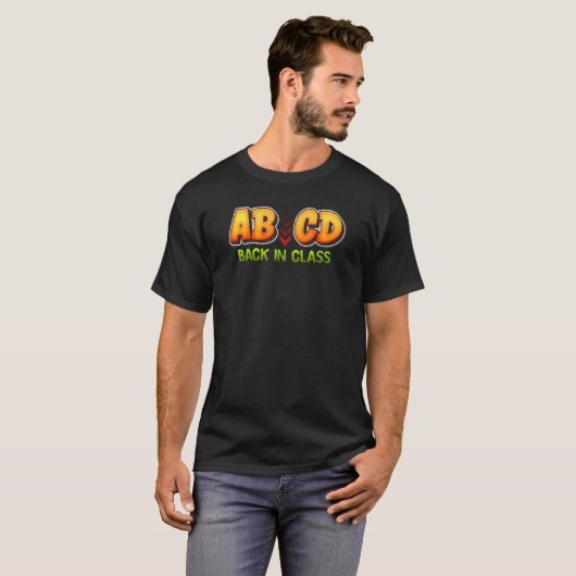 Back in Class先生 Tシャツ (正面フル)