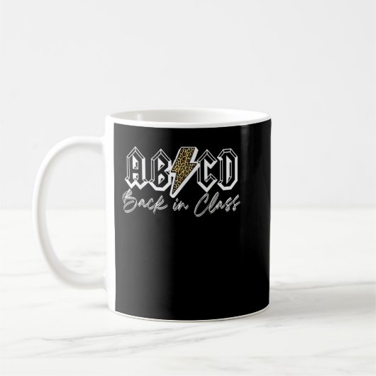 Back in Class先生Tシャツ コーヒーマグカップ (左)