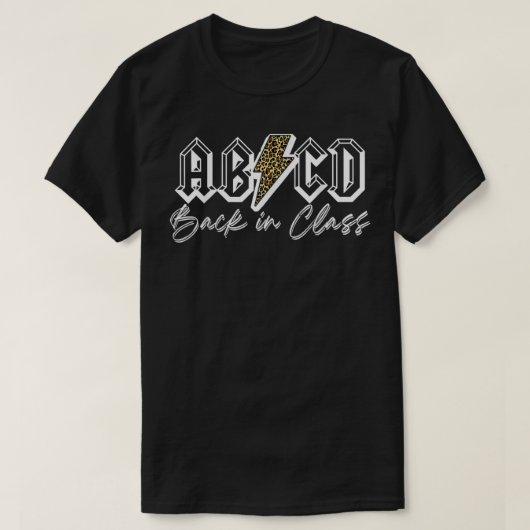 Back in Class先生Tシャツ Tシャツ (デザイン正面)