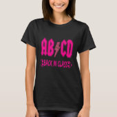 Back In Class Leopard新学期先生 Tシャツ (正面)