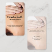 Back Massage | Health Spa 予約カード (正面/裏面)