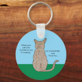Back of Cat キーホルダー (正面)