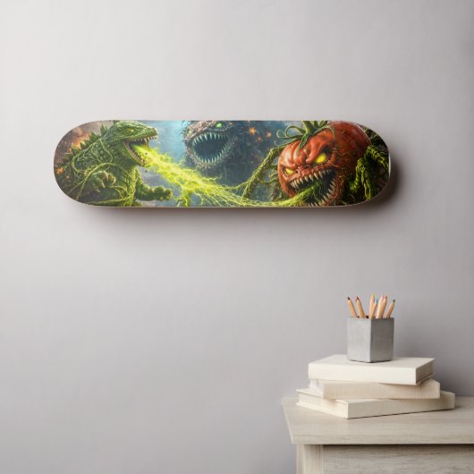 Back of the Colossus mutant veggie pro skateboard  スケートボード (ウォールアート (横))