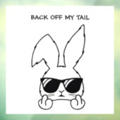 Back off My Tail Windowデカール ウィンドウサイン (シート3)