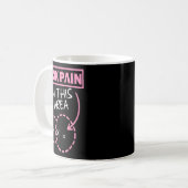 Back Pain In This Area Funny  コーヒーマグカップ (正面左)