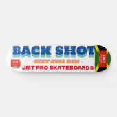 BACK SHOT 8 1/4" スケートボードデッキ (横)