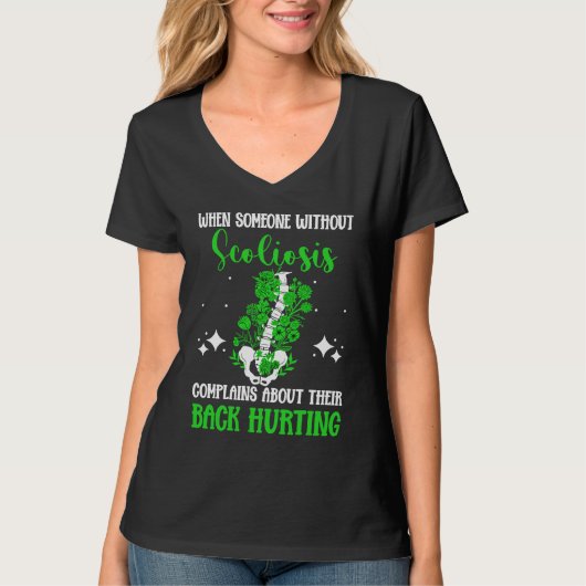 Back Surgery Recovery Scoliosis Awareness Tシャツ (正面)