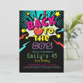 Back to 80's, Birthday Party招待状 招待状 (スタンド正面)