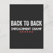 Back to Back Impeachment Champ シーズンポストカード (正面)