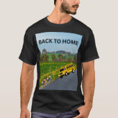 BACK TO HOME SCHOOL BUS Tシャツ (正面)