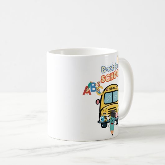BACK TO SCHOOL コーヒーマグカップ (正面右)