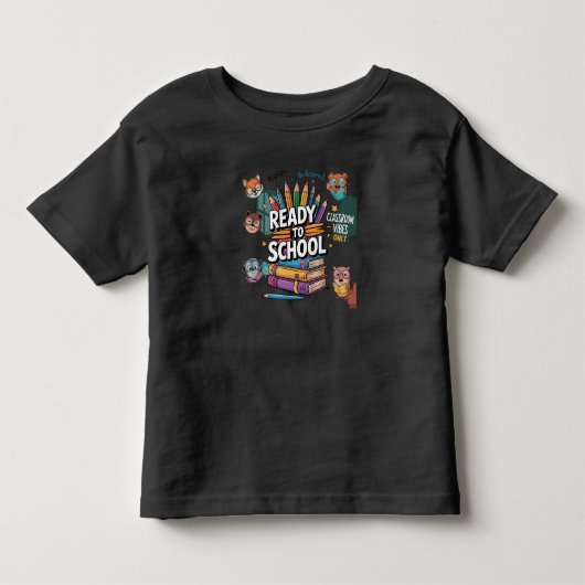 Back to School トドラーTシャツ (正面)