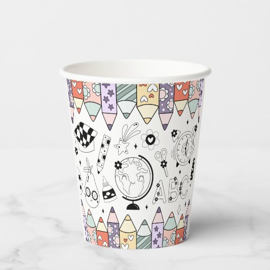 Back To School 紙コップ (裏面)