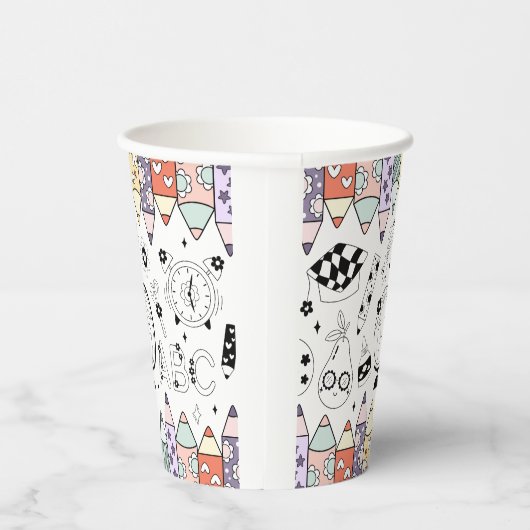 Back To School 紙コップ (右)