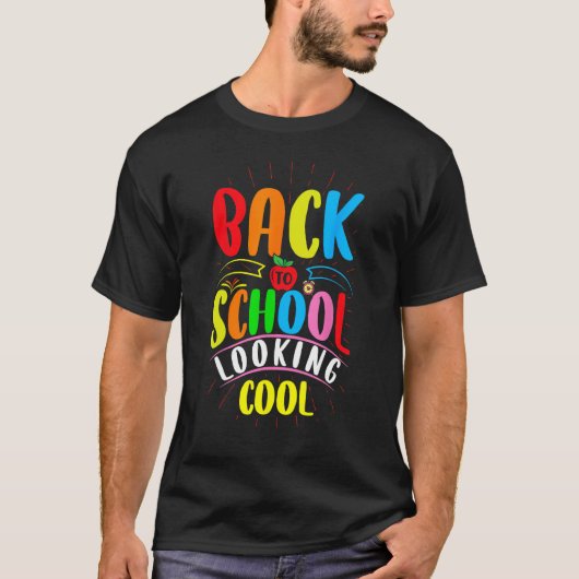 Back To School 1st First Day Back To School Tシャツ (正面)